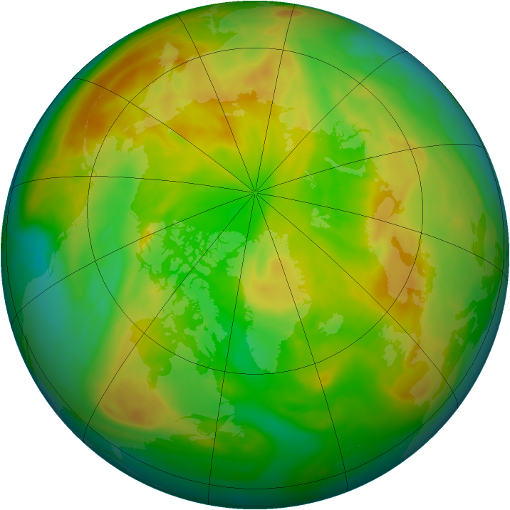 Arctic ozone map for 18 May 2008